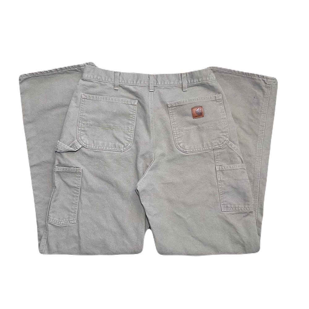 Carhartt Men's Work Pants in Light Gray
